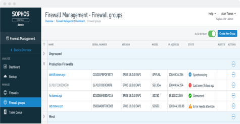 xg firewall unreplied violation