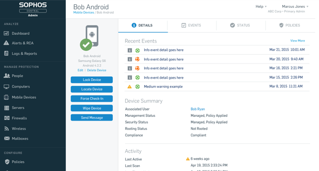 Sophos Central Mobile Standard | EnterpriseAV.com